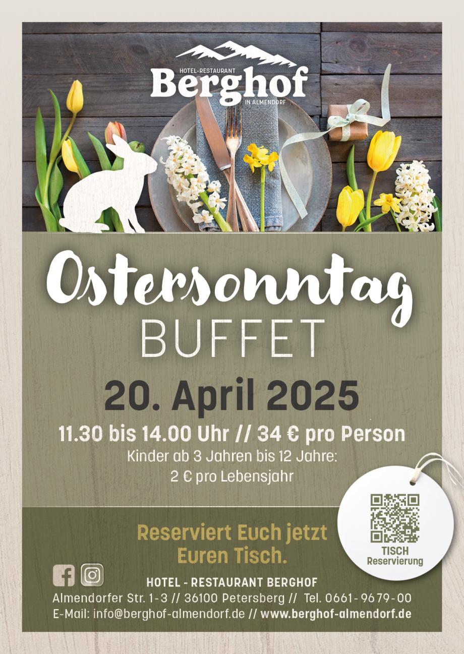 Ostern im Berghof Fulda/Petersberg