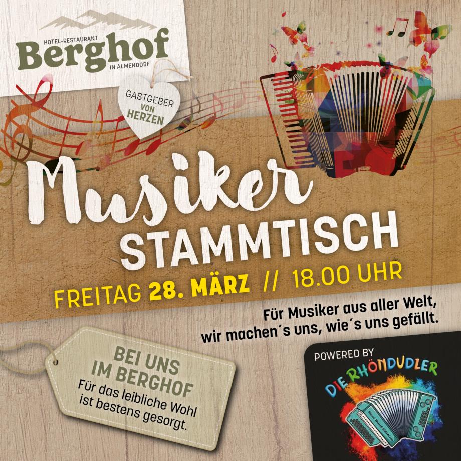 Musikerstammtisch 28.03.2025