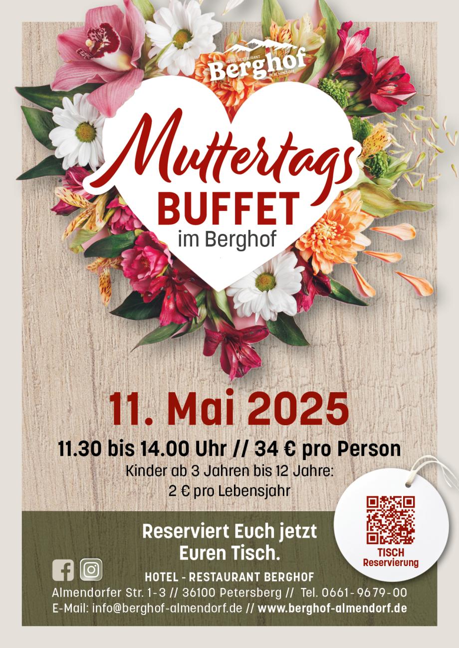 Muttertagsbuffet 2025 im Berghof